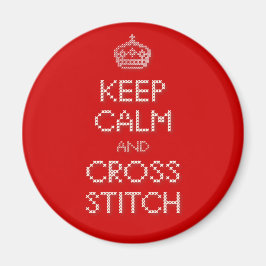 保CalmとCross Stitch マグネット