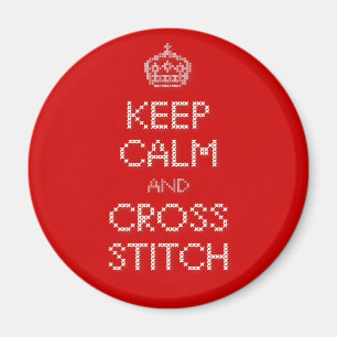 保CalmとCross Stitch マグネット