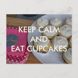 保CalmとCupcakesのハガキ ポストカード