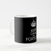 保calmとfoxtrot – 背景色の変更 コーヒーマグカップ (正面左)