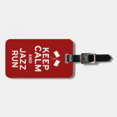 保CalmとJazz走 ラゲッジタグ (正面横)