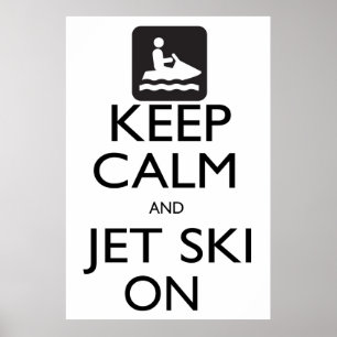 保CalmとJetスキー ポスター