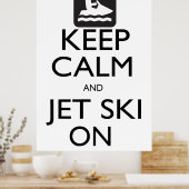 保CalmとJetスキー ポスター (キッチン)
