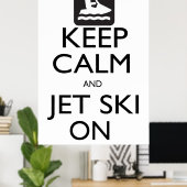 保CalmとJetスキー ポスター (ホームオフィス)