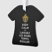 保CALMとLAISSEZ LES BONGTEMPS ROULER オーナメント (正面)