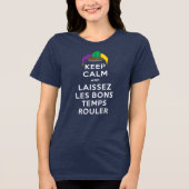 保CALMとLAISSEZ LES BONGTEMPS ROULER トライブレンドTシャツ (正面)