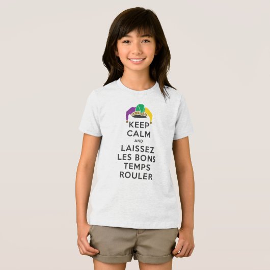 保CALMとLAISSEZ LES BONGTEMPS ROULER トライブレンドＴシャツ (正面全面)