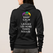 保CALMとLAISSEZ LES BONGTEMPS ROULER パーカ (裏面)