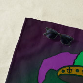 保CALMとLAISSEZ LES BONGTEMPS ROULER ビーチタオル (インサイチュ)