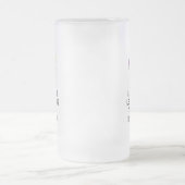 保CALMとLAISSEZ LES BONGTEMPS ROULER フロストグラスビールジョッキ (中央)