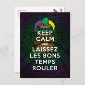 保CALMとLAISSEZ LES BONGTEMPS ROULER ポストカード (正面/裏面)