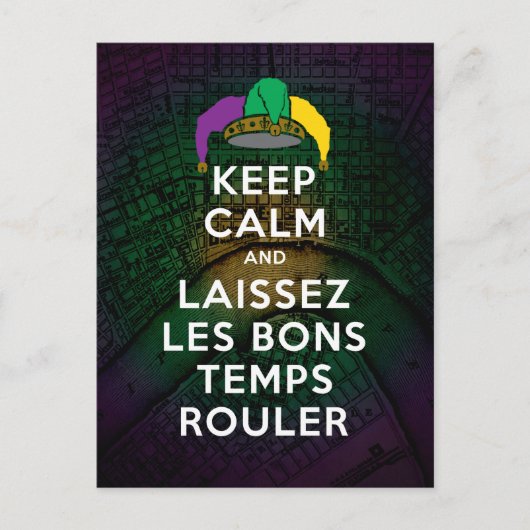 保CALMとLAISSEZ LES BONGTEMPS ROULER ポストカード (正面)
