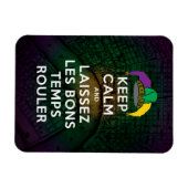 保CALMとLAISSEZ LES BONGTEMPS ROULER マグネット (横)