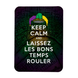 保CALMとLAISSEZ LES BONGTEMPS ROULER マグネット
