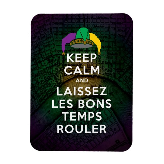 保CALMとLAISSEZ LES BONGTEMPS ROULER マグネット (縦)