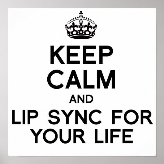 保CALMとLIP SYNC FOR YOUR LIFE.png ポスター (正面)
