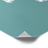 保CalmとOn遊 （ピアノ） （任意の背景色） ポスター (角)