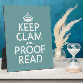 保CalmとProofread (clam) (任意の色) フォトプラーク (側面)
