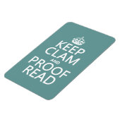 保CalmとProofread (clam) (任意の色) マグネット (左側)