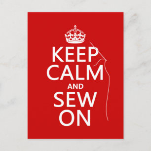 保CalmとSew On (すべてのカラー) ポストカード