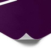 保CalmとVisit the Library – 任意の色 ポスター (角)