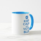 保CalmとVote Blue マグカップ (正面右)