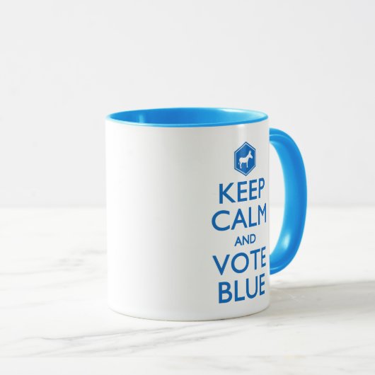 保CalmとVote Blue マグカップ (正面右)