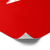 保CalmとYoga On (カスタマイズ色) ポスター (角)