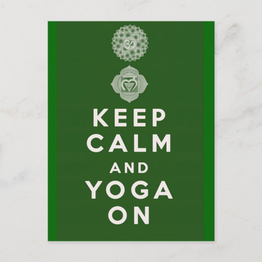 保CalmとYoga On ポストカード (正面)