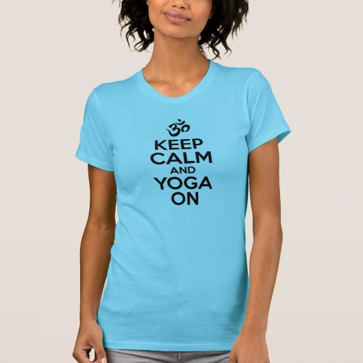 保CalmとYoga On Tシャツ (正面)