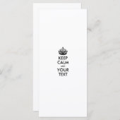 保CALMとYOUR TEXT -パーソナライズされた文字 (正面/裏面)
