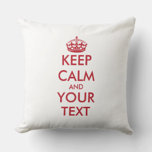 保CALMとYOUR TEXT -パーソナライズされた文字 クッション