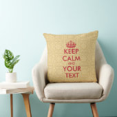保CALMとYOUR TEXT -パーソナライズされた文字 クッション (椅子)