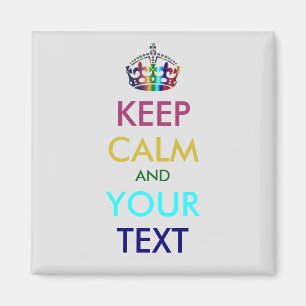 保CALMとYOUR TEXT -パーソナライズされた文字 マグネット