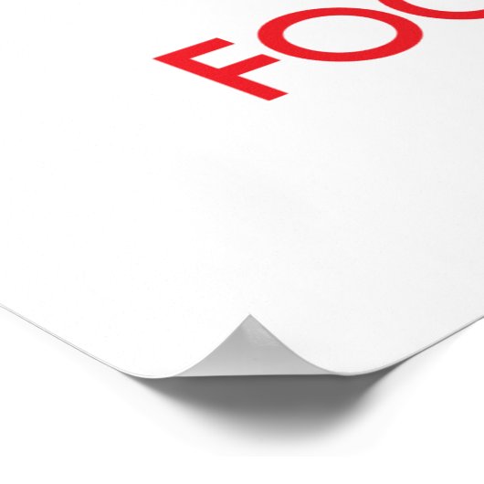 保Calmに集中 ポスター (角)