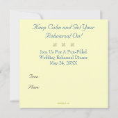 保CALMのリハーサルディナー招待状（アクア） 招待状 (裏面)