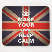 保Calmテンプレート-ヴィンテージユニオンジャックマウスパッド マウスパッド (正面)