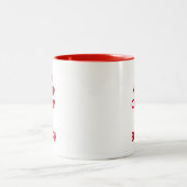 保Calm皮肉パロディおもしろマグカップ ツートーンマグカップ (中央)