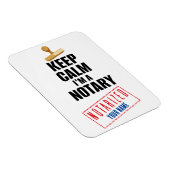 保Calm私は公証人の名カスタマイズ前 マグネット (右側)