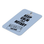 保Calm私は公証人の名カスタマイズ前 マグネット (左側)