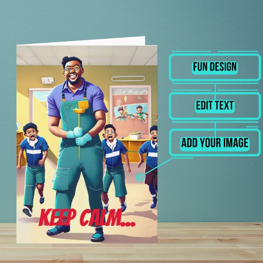 保Calm管理人誕生日 カード