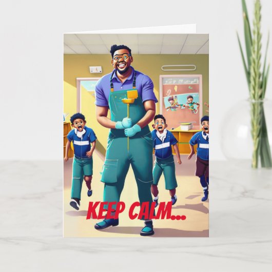 保Calm管理人誕生日 カード (正面)