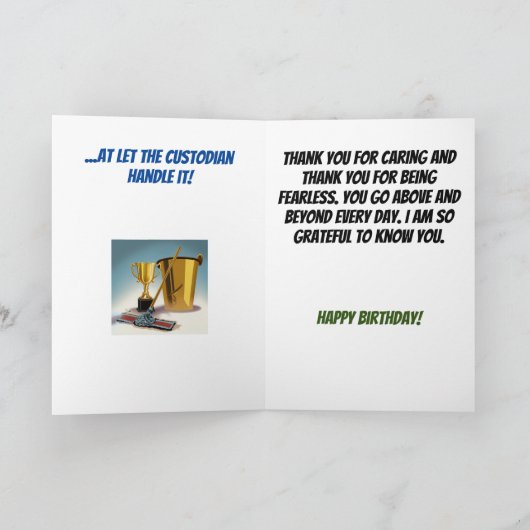 保Calm管理人誕生日 カード (内部)