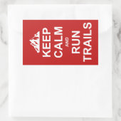 保Calm走 Trails走 UltraS 長方形シール (バッグ)