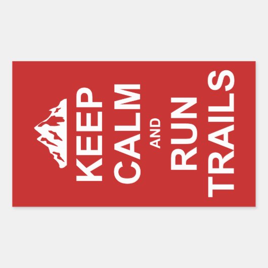 保Calm走 Trails走 UltraS 長方形シール (正面)
