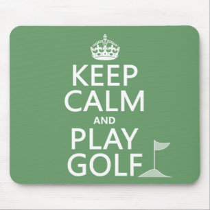 保Calm遊とGolf – 全カラー マウスパッド