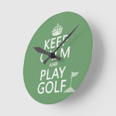 保Calm遊とGolf – 全カラー ラウンド壁時計 (傾斜)