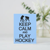 保Calm遊とHockeyのハグカスタムガキ ポストカード (スタンド正面)
