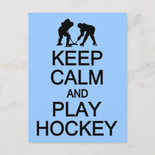 保Calm遊とHockeyのハグカスタムガキ ポストカード