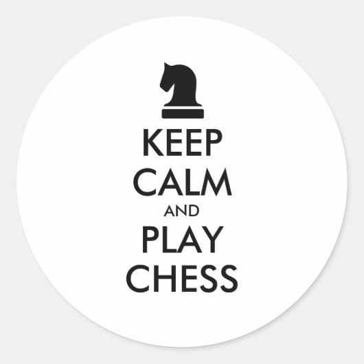 保Calm遊 and Chessround stickers ラウンドシール (正面)